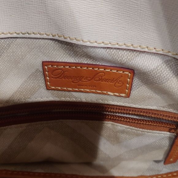 Dooney & Bourke Green & Brown Leather Handbag - Picture 9 of 12